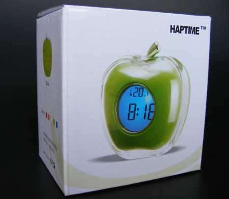 ELECTRONIC TALKING CLOCK - RED APPLE
