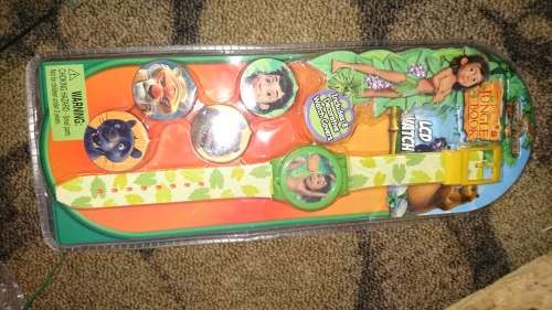 Kids Christmas sale last one old stock jungle book LCD watch set