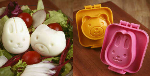 Booked egg moulds set of 6