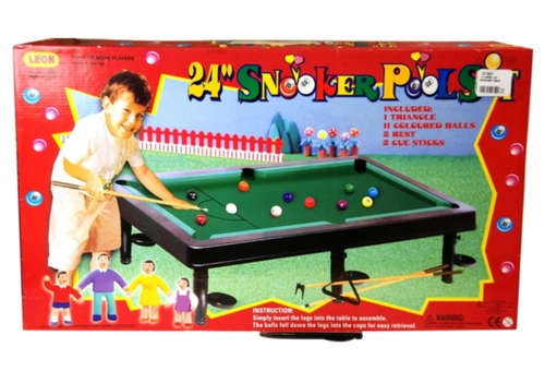 24" Snooker pool table