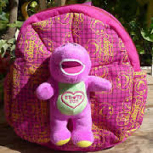 Barney the dinosaur school backpack bag
