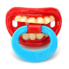 Funny teeth dummy