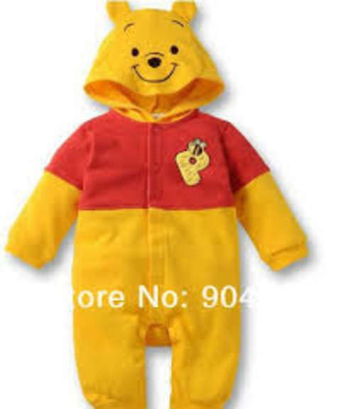 Winnie the pooh baby grow 12-18 months