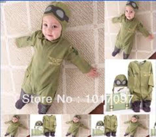 Pilot boy baby grow 18-24 months