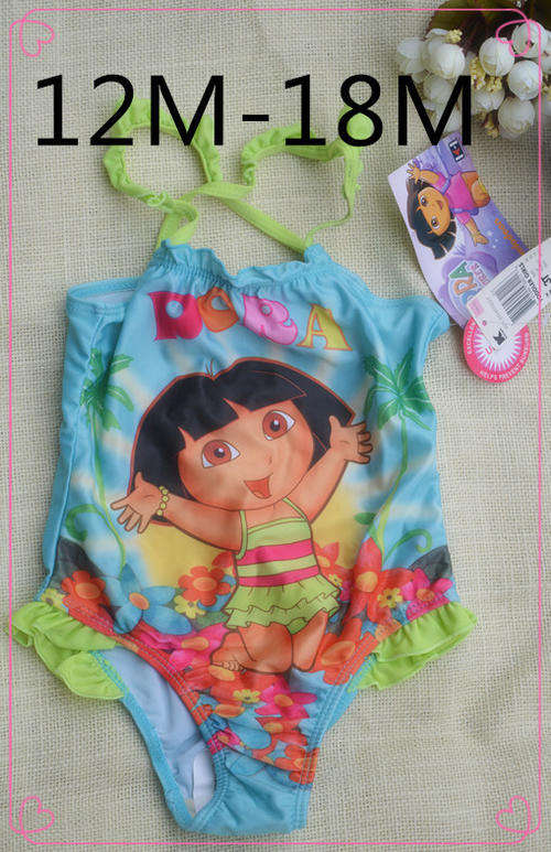 Dora the Explorer kids swimwear costume 12-18 months