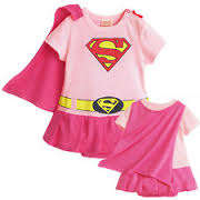 summer Supergirl baby romper 1-2 years