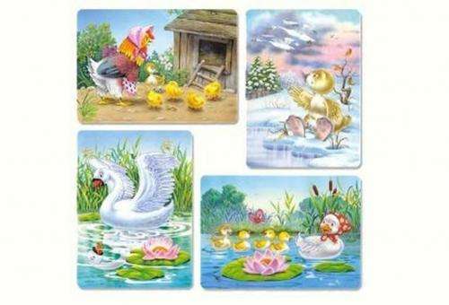 ugly duckling 4 assorted puzzles in 1 box