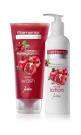 justine elements by nature cranberry and pomegranate body polish scrub and lotion