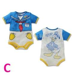 Donald duck baby summer romper 1-2 years