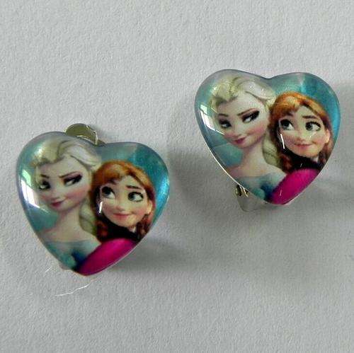 Disney frozen princesse clip on kids earrings