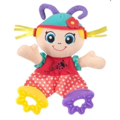 baby pram teething rattle soft toy