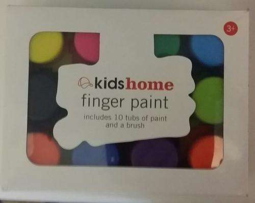 Kids art and craft finger paint set