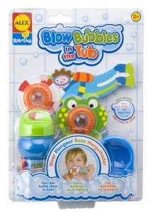 Alex toys blow bubbles in the tub