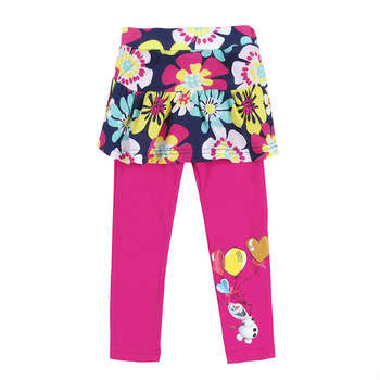 disney frozen olaf girls princess legging with skirt 2-3 years
