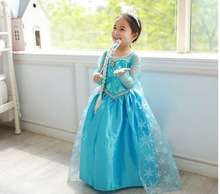Disney princess elsa frozen cosplay dress 2-3 years