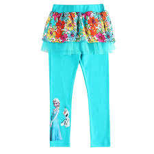 Girls baby toddler princess elsa olaf anna frozen tutu leggings 3-4 years