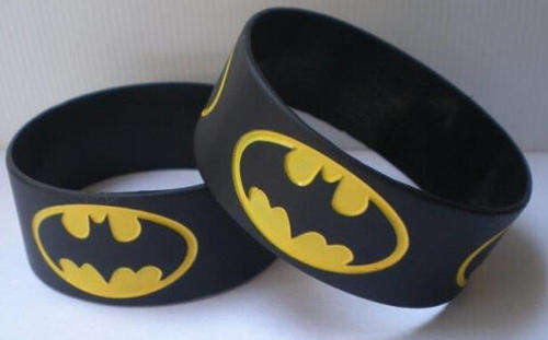 Batman rubber bracelets