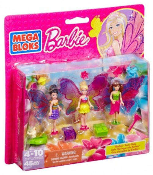 Mega blocks barbie fairy lego set
