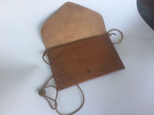 100% Genuine Leather Envelope Clutch/Sling Bag