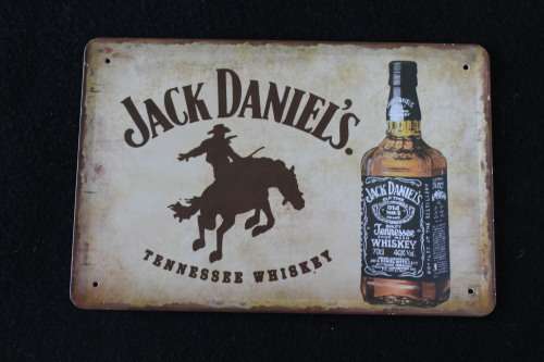 Vintage LOOK Steel Decorative Bar Sign