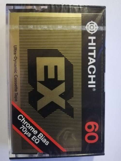Vintage Hitachi Sealed Blank Ultra-Dynamic Chrome Cassette Tape