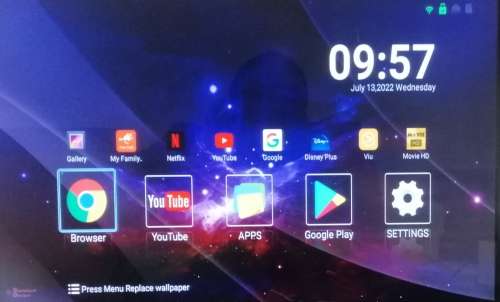 Load your own choice of wallpaper with Q96X Performance Tv Box 64GB Storage 4GB Ram PLUG & PLAY