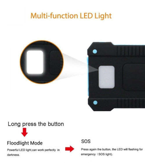 20000mAh Solar Quick Charge Power Bank
