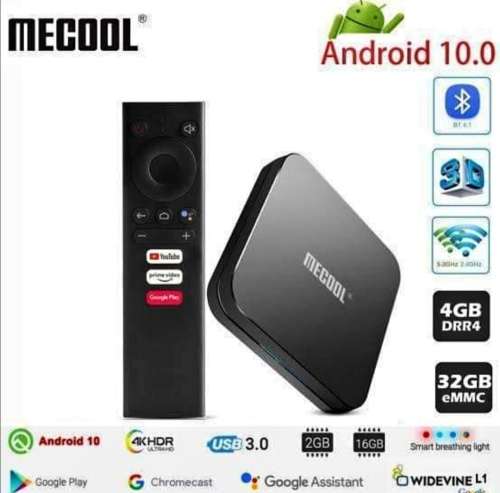 Mecool Km9 Pro Classic Google Certfied TV Box Free Trial Streaming Apps Loaded