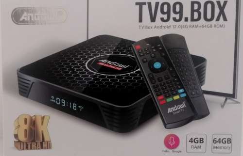 EXPERIANCE ANDROID TV Like NEVER BEFORE. 3 IN 1 KEYBOARD Inc VOICE INPUT  with TV99 TV Box