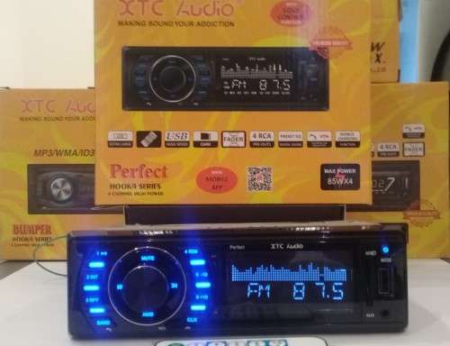 XTC Single Din High OUTPUT 85Wx4 PERFECT Range head unit with VOICE & MOBILE APP CONTROL