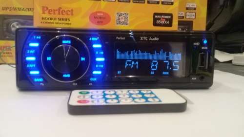 XTC Single Din High OUTPUT 85Wx4 PERFECT Range head unit with VOICE & MOBILE APP CONTROL