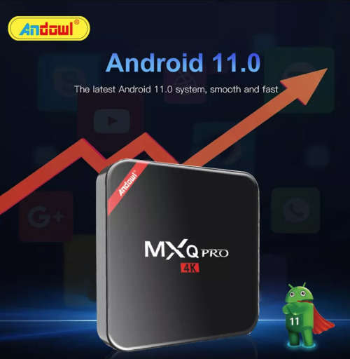 Original MXQ 16GB Storage and 2GB Ram, Comes with Streaming APPS and LIVE Channels