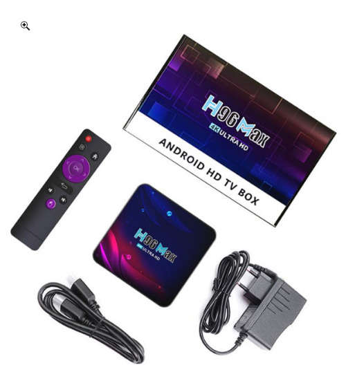 Android 11 Smart TV Box H96 Max V11 RK3318 4K Wifi BT 32GB & 4GB RAM