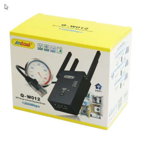 Andowl 5.8ghz  1200Mbps Wireless WiFi Range Extender Repeater-Q-W012