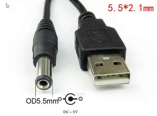POWER your Tv Box Directly From TV with USB to DC Power Cable 5V/12V 5.5mm / 2.1mm