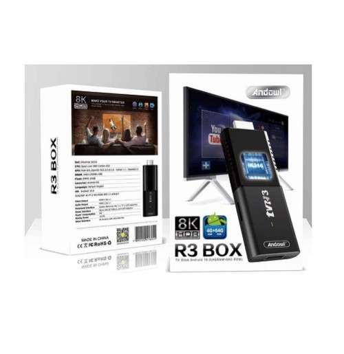IPTV Quad Core R3 64GB & 4GB Ram  Android Tv Stick  Local apps Compatible
