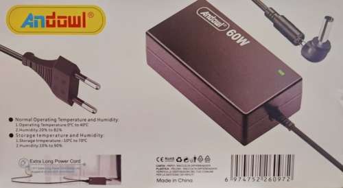 Andowl Universal Laptop Charger 60W