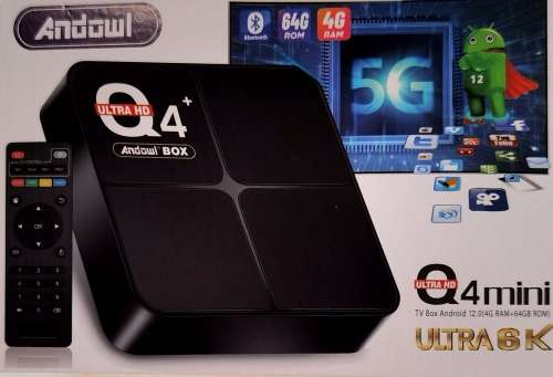 64GB with 4GB ram, Android 12 Q4 Mini 5g Wifi