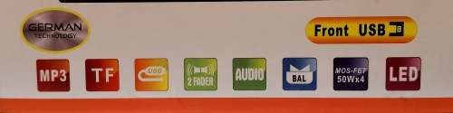 50W x 4 Condere Car Radio Bluetooth USB SD Card