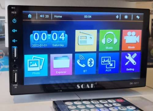 5011D &  7 Inch TFT HD Touchscreen Radio. Mp3. Mp4. Mp5 Bluetooth 7LED Backlights 60w