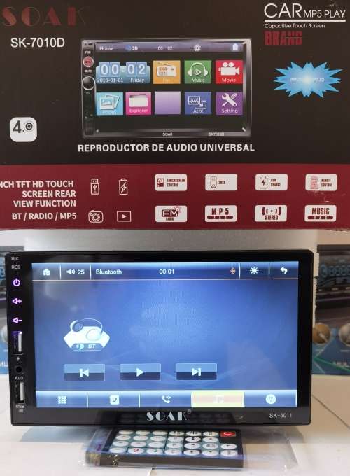 5011D &  7 Inch TFT HD Touchscreen Radio. Mp3. Mp4. Mp5 Bluetooth 7LED Backlights 60w