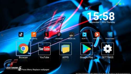 Load your own choice of wallpaper with Q96X Performance Tv Box 64GB Storage 4GB Ram PLUG & PLAY