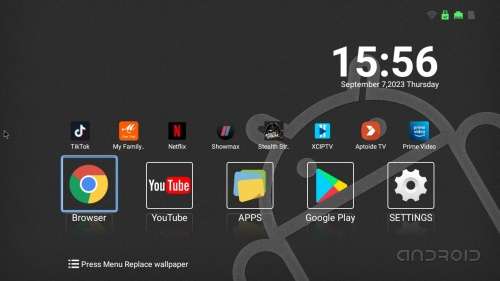CHANGE YOUR TV BOX BACKGROUND PICTURE TV99 Tv 99 4GB Ram
