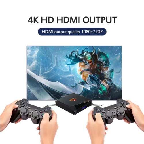 TX9 Tv BOX with GAME BOX Combo Dual Joystick Controller 64GB 9000+ with 3D games