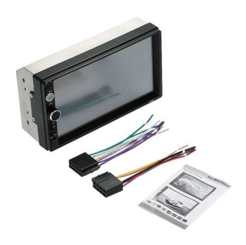 7` 2 DinHD Touch Screen with Camera USB AUX FM Bluetooth Car Radio with Android & IOS Mirror Link