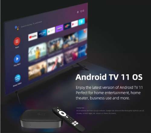 HAKO PRO Android TV Box 4K Ultra HD Certified by Netflix & Google 2G/16G