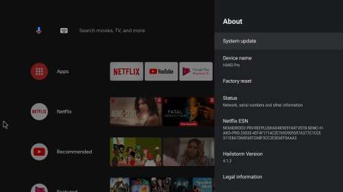 HAKO PRO Android TV Box 4K Ultra HD Certified by Netflix & Google 2G/16G