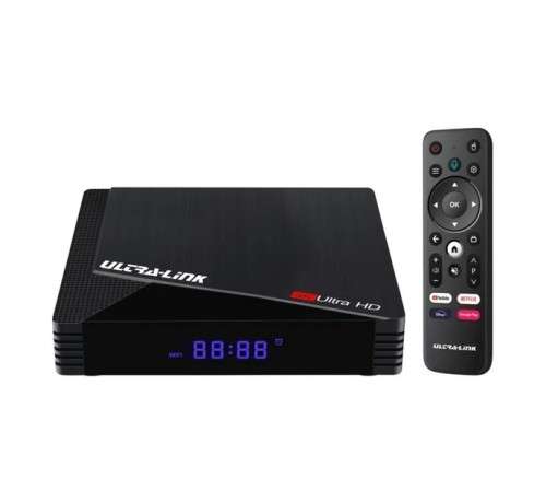 Ultra-Link 4K Ultra HD Android TV Box  8GB All Local apps compatible