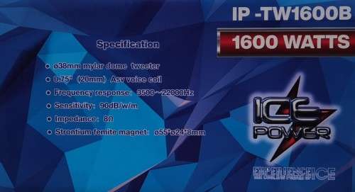IP-TW1600B Ice Power 1600W Super Tweeter