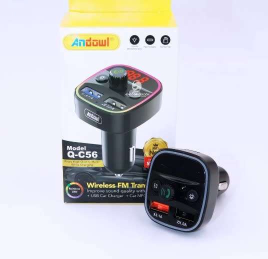 Q3 3.1A USB+PD Bluetooth Car Charger Car FM Transmitter